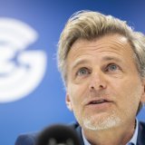 Le directeur sportif de GC Alain Sutter a trouvé le nouvel entraîneur des Sauterelles KEYSTONE/ENNIO LEANZA